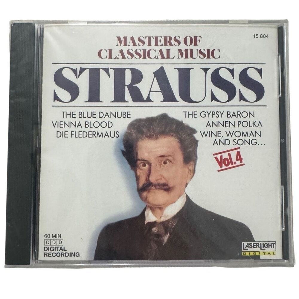 Masters of Classical Music Strauss Vol. 4 Laserlight Brand New Sealed